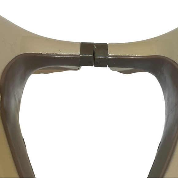 TALBOTS NUDE LEATHER PATENT SANDALS SZ 5 EUC - Picture 4 of 13